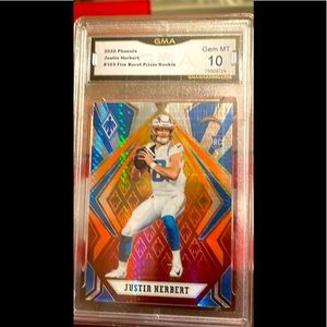 2020 phoenix justin Herbert RC mint 10